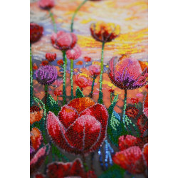 Основной набор для вышивания бисером "Весенний ритм" 24x42 см AAB-943