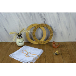 Hoop with magnets 18 cm (Oak) PM-017-1818O