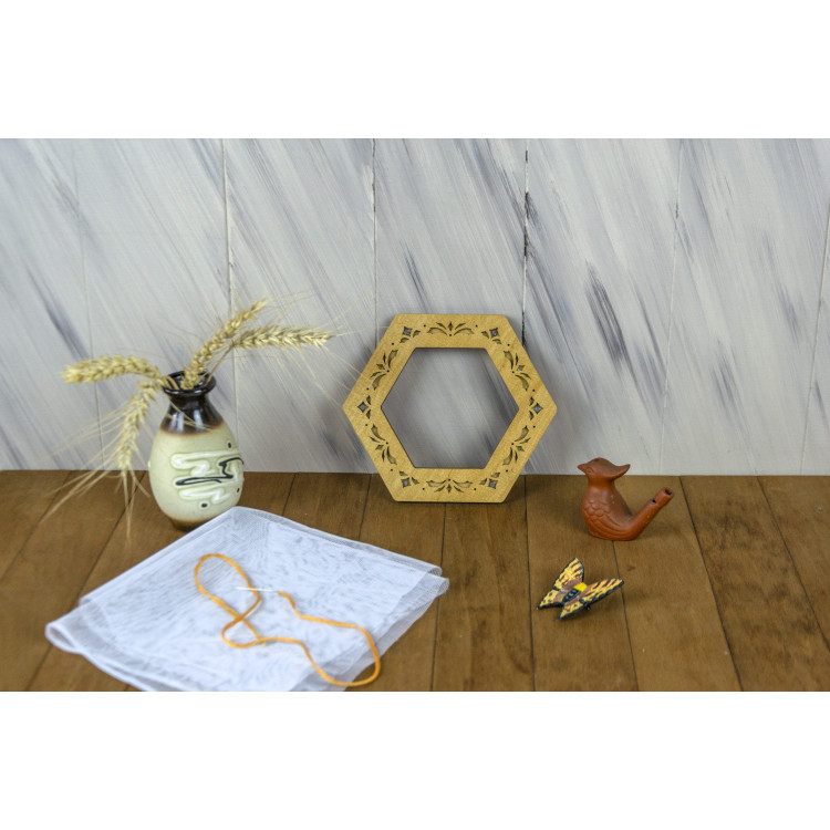 Hoop with magnets 14x16 cm (Oak) PM-018-1416O