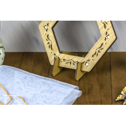 Hoop with magnets 14x16 cm (Oak) PM-018-1416O