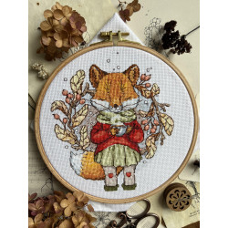 Cross stitch kit "Autumn tea" SANO-32