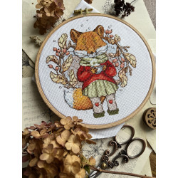 Cross stitch kit "Autumn tea" SANO-32