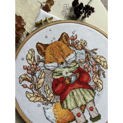 Cross stitch kit "Autumn tea" SANO-32