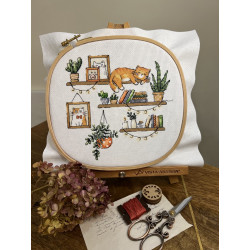 Cross stitch kit "Book lover" SANL-24