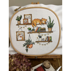 Cross stitch kit "Book lover" SANL-24