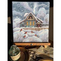 Cross stitch kit "Where it's warm" SANT-18