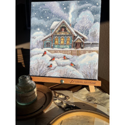 Cross stitch kit "Where it's warm" SANT-18