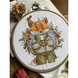 Cross stitch kit "Autumn coffee" SANO-33