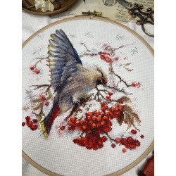 Cross stitch kit "Waxwing" SANS-72