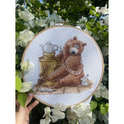 Набор для вышивания крестиком «Чаепитие» 20 х 18,5 cm SANCH-11