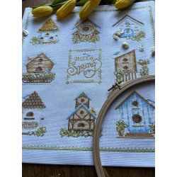 Набор для вышивания крестом «Скворечники» 32 х 35 cm SANS-74