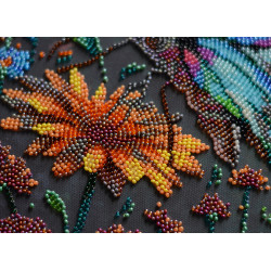 Stick-Set mit Perlen. Farbtöne des Sommers 26x39 cm AAB-947