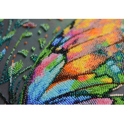 Stick-Set mit Perlen. Farbtöne des Sommers 26x39 cm AAB-947