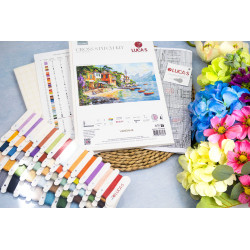 Kryželiu siuvinėjimo rinkinys "Varena" 50x29cm SBU5083