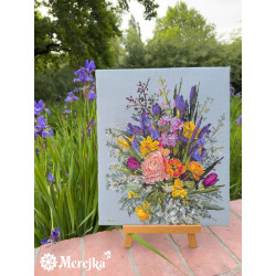 Siuvinėjimo kryželiu rinkinys "Sodo pabudimas" 40х31 cm SK271