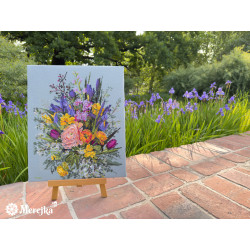 Siuvinėjimo kryželiu rinkinys "Sodo pabudimas" 40х31 cm SK271