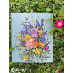 Siuvinėjimo kryželiu rinkinys "Sodo pabudimas" 40х31 cm SK271