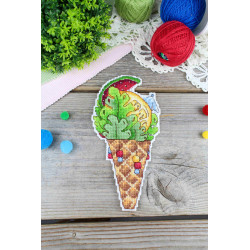 Kreuzstich-Set „Sommergeschmack“ 16x8 cm SR-1151