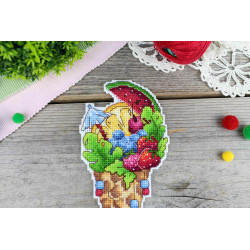 Kreuzstich-Set „Sommergeschmack“ 16x8 cm SR-1151