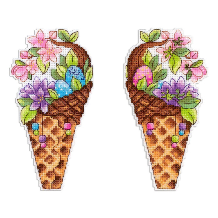 Набор для вышивания крестиком «Вкус весны» 17x9 см SR-1149