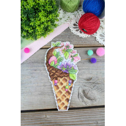 Набор для вышивания крестиком «Вкус весны» 17x9 см SR-1149