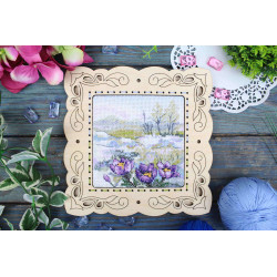 Cross stitch kit "The first flowers" SM-999