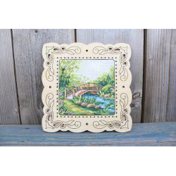 Набор для вышивания крестиком "Краски лета" 11x11 см SM-1232