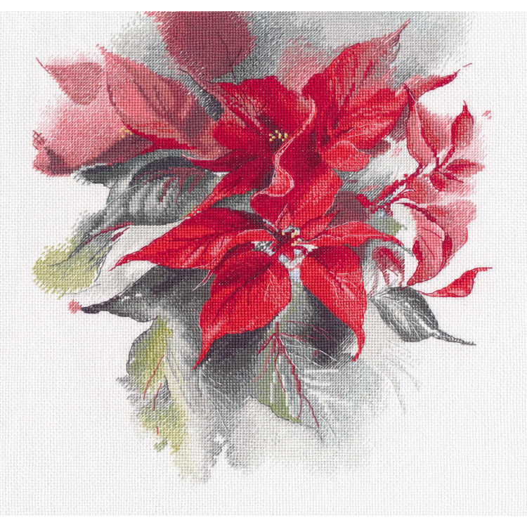 Kreuzstich-Set „Weihnachtsstern“ 25×27 cm S1670