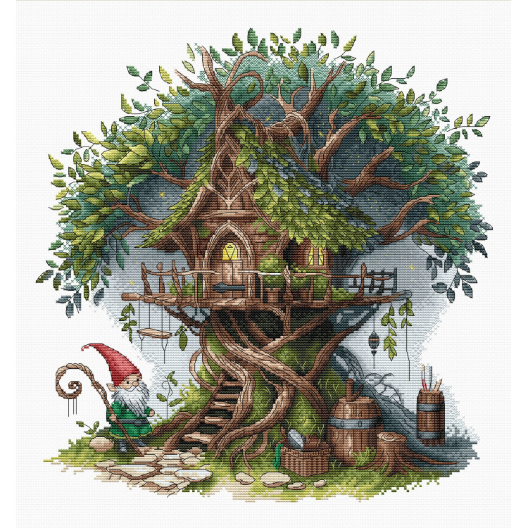 Willkommen in meinem Zuhause - Kreuzstich-Set AVA-P040