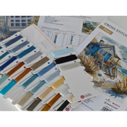 Unser Strand - Kreuzstich-Set AVA-P067