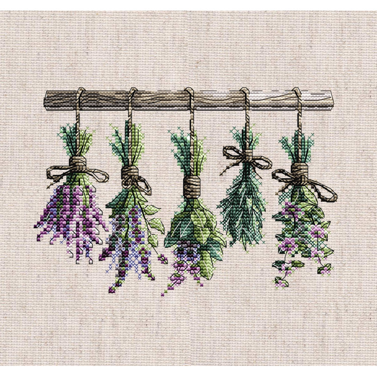 Aromatische Zweige - Kreuzstich-Set AVA-P058