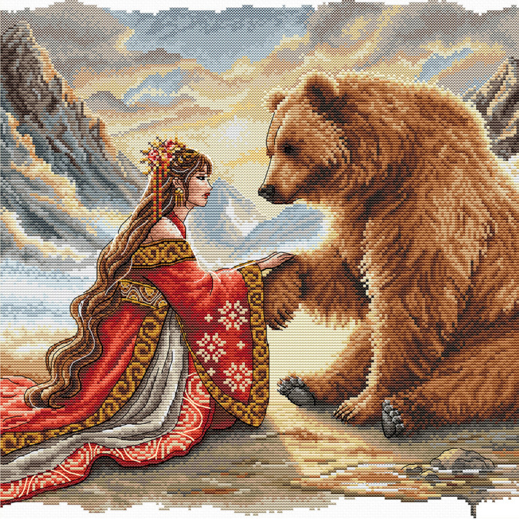 Freundschaftspakt - Kreuzstich-Set AVA-P149