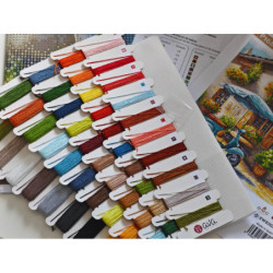 Die Blaue Vespa - Stickereiset AVA-P168