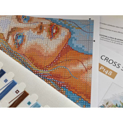 Die Dame des Gartens - Kreuzstich-Set AVA-P148