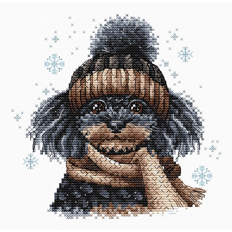 Der Pudel - Kreuzstich-Set AVA-P039