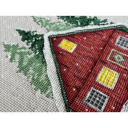 Rotes Haus - Kreuzstich-Set AVA-P004