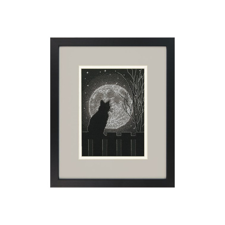 Набор для вышивки крестом "Черный лунный кот" D70-65212