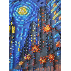 Vidutinio dydžio karoliukų siuvinėjimo rinkinys "Gyvybės ritmas" 20x20 cm AAMB-121