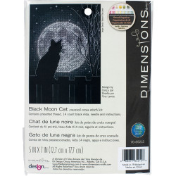 Cross stitch kit "Black Moon Cat" D70-65212
