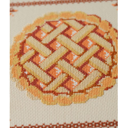 Kryželiu siuvinėjimo rinkiniai "Obuolių pyragas" 35x35 cm AAH-280