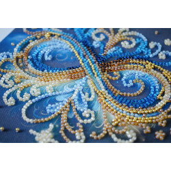 Mini karoliukų siuvinėjimo rinkinys "Infinity" 15x15 cm AAM-261