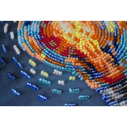 Mini karoliukų siuvinėjimo rinkinys "Bring the light" 15x15 cm AAM-260