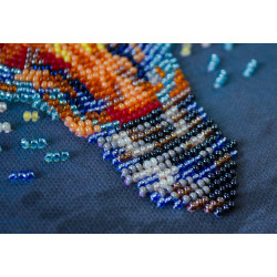 Mini karoliukų siuvinėjimo rinkinys "Bring the light" 15x15 cm AAM-260