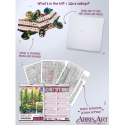Cross-stitch kits "Silence in the forest" AAH-286