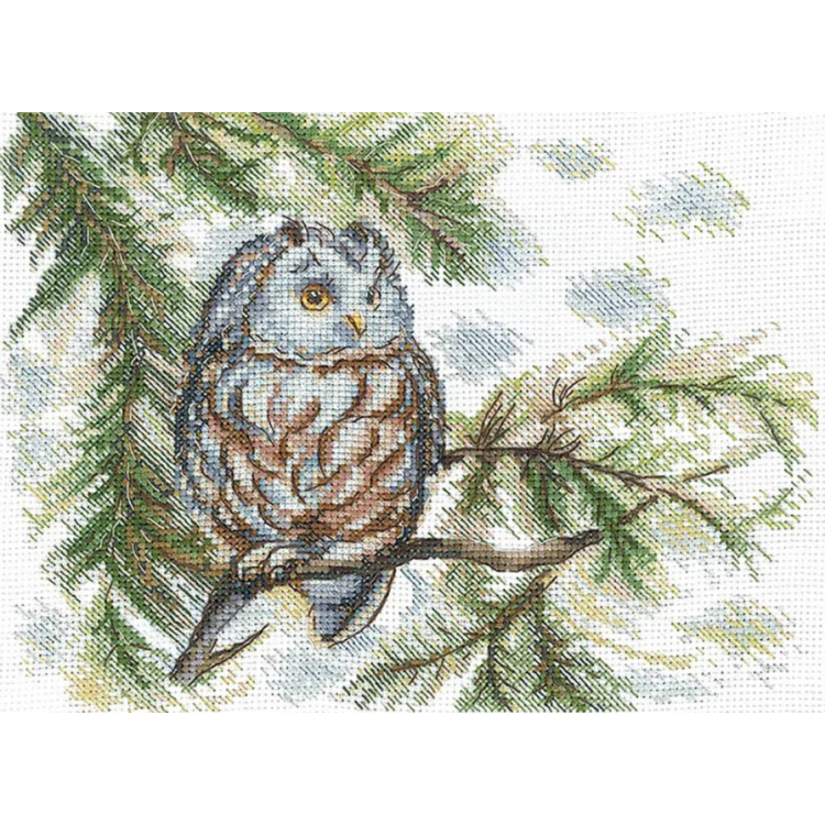 Cross stitch kit "Little Owl" SANS-73