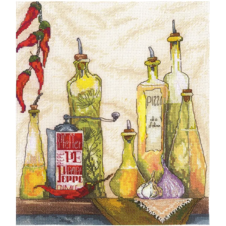 Набор для вышивания крестиком Масло специй SANP-65