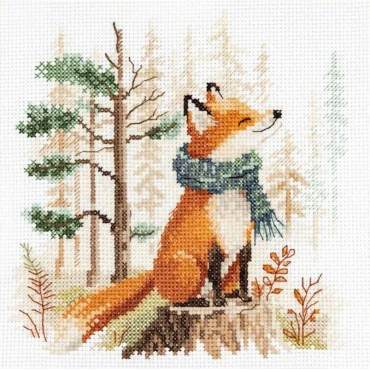 Kreuzstich-Set "Geschichten des Waldes. Fuchs" S0-243