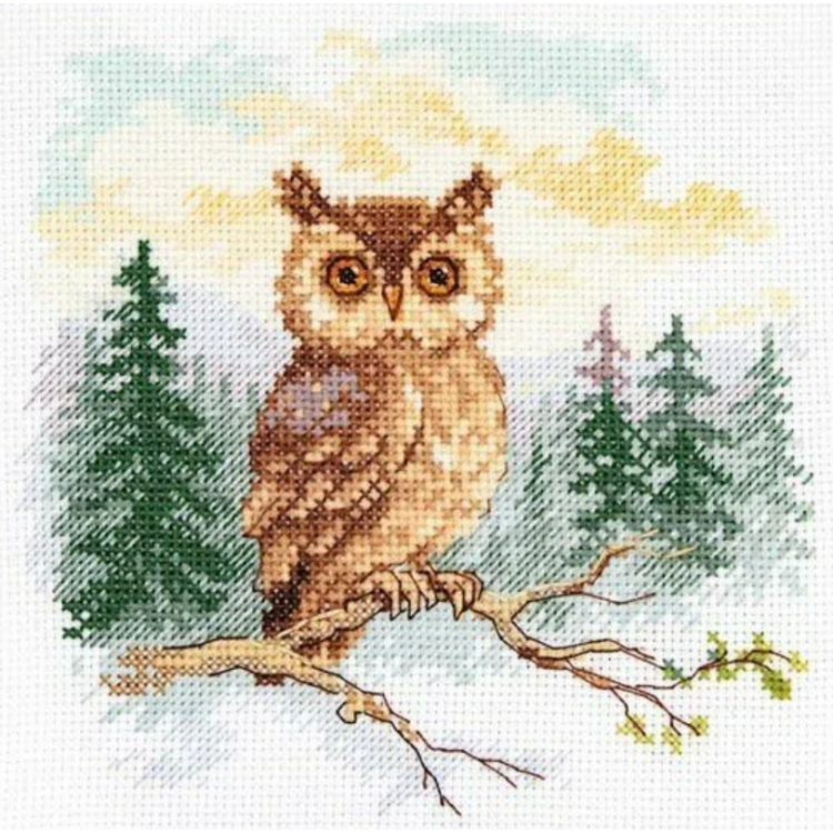 Kreuzstich-Set "Märchen aus dem Wald. Eule" S0-242