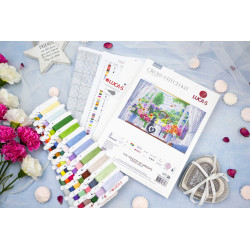 Kryželių siuvinėjimo rinkinys "Sapnų langas" 49 x 32 cm SBU5088