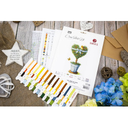 Kryželio siuvinėjimo rinkinys "Meilės medis" 18 x 31 cm SB7051